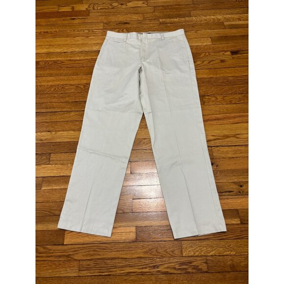 Dockers Mens D4 True Chino Pant Beige Relaxed Fit Flat Front Sz 36x34 NWT $50 - Picture 1 of 8